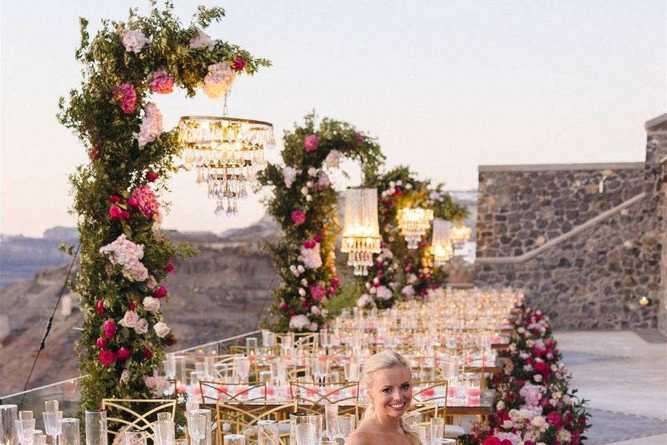 A colorfull wedding
