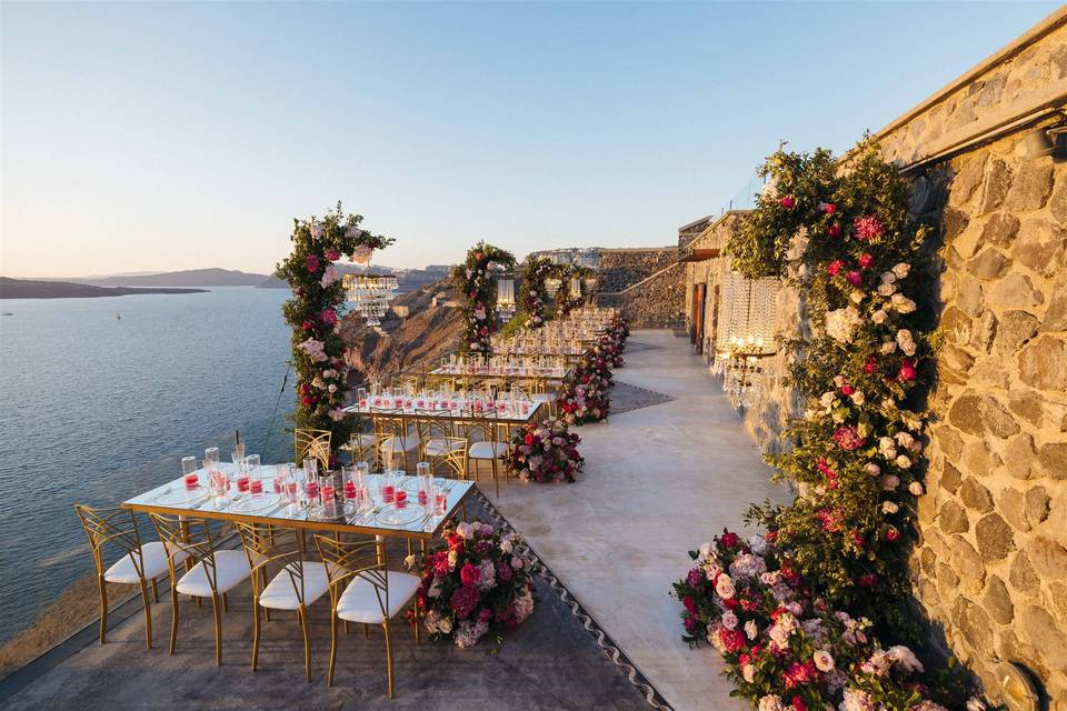 A colorfull wedding