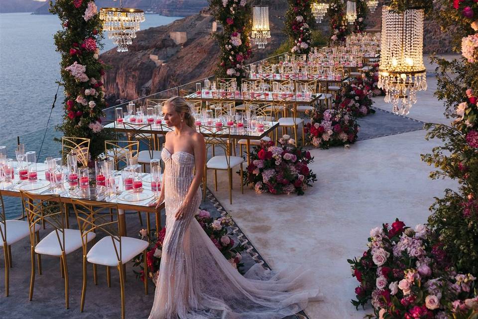 A colorfull wedding