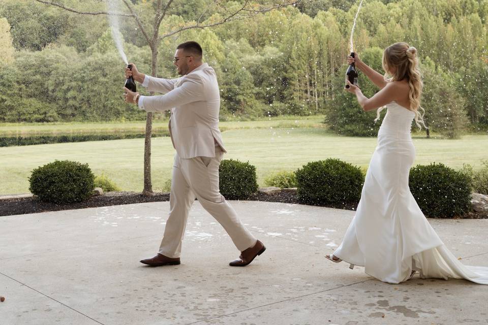 Bride and Groom Enterance