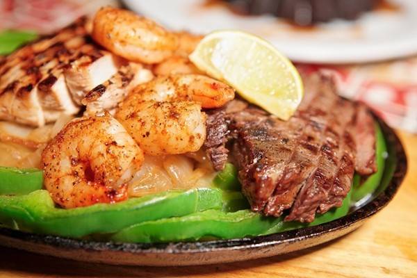 Shrimp and meat