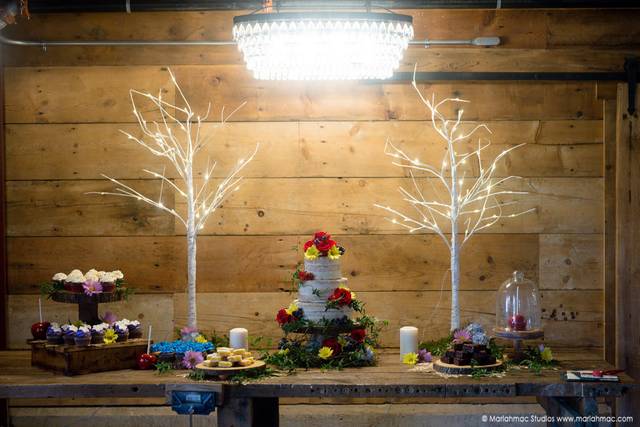 Grimm Fairytale Wedding Shoot - Naked Cake - Dessert Bar