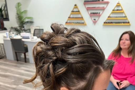 Wedding updo