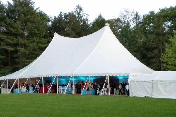 Sailcloth tent rental