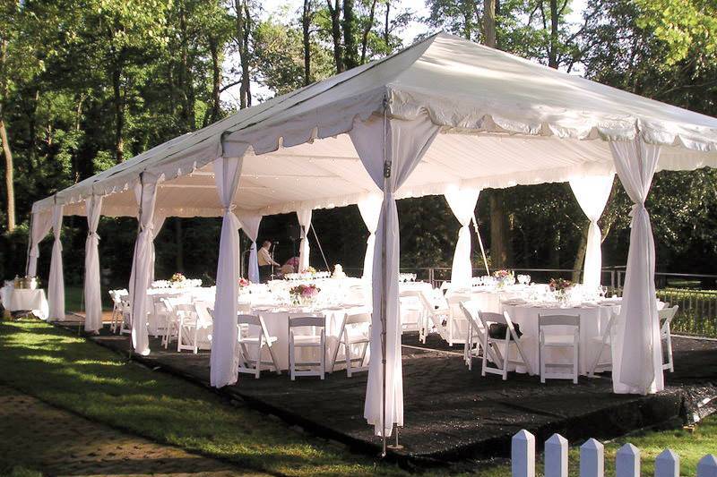 Frame tent rental