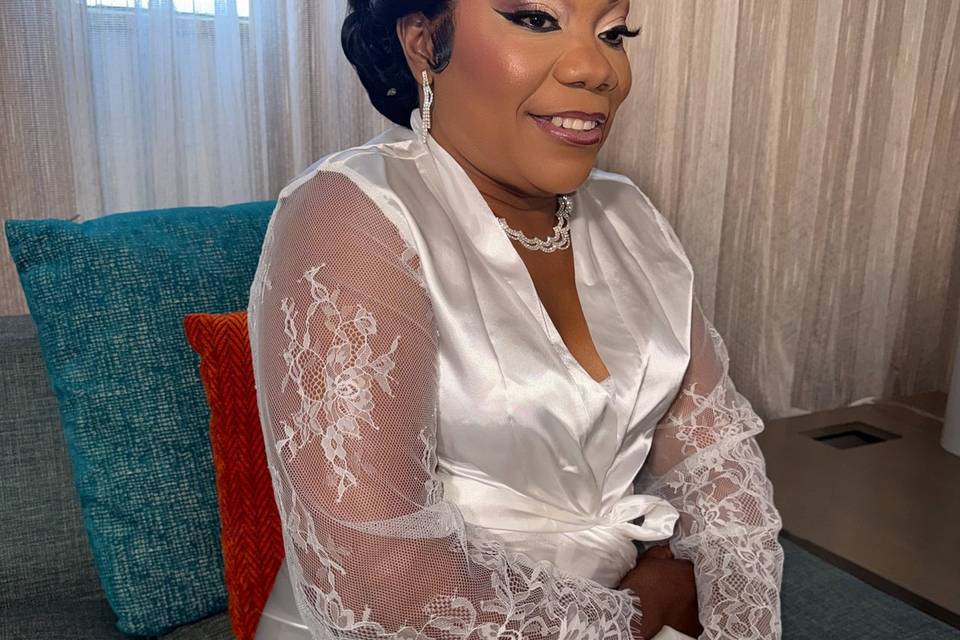 Bride hair & makeup