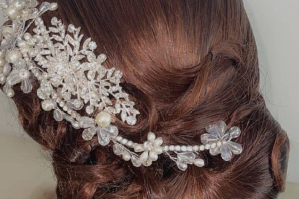 Bridal hair