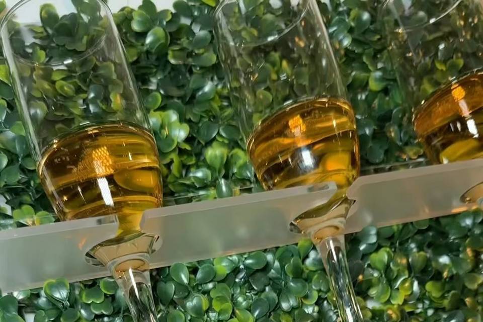 Champagne wall