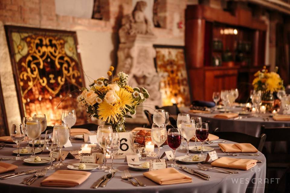 Table settings - Wes Craft Photography