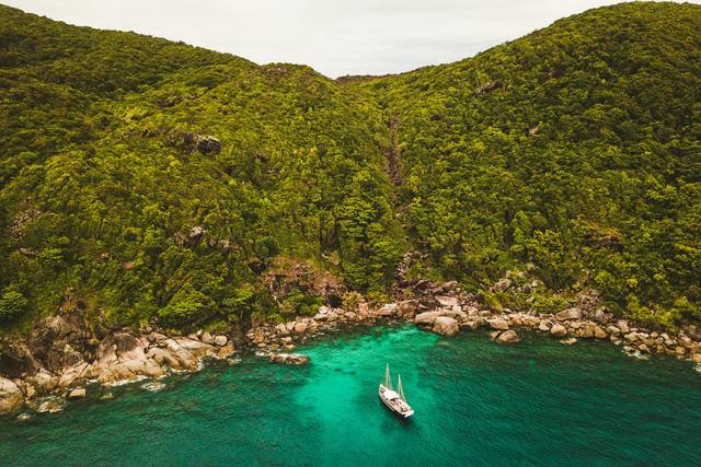 Aerial shot provided by drone photographer