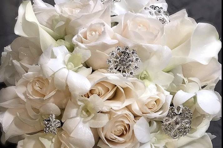 Bridal Bouquet wth Gems