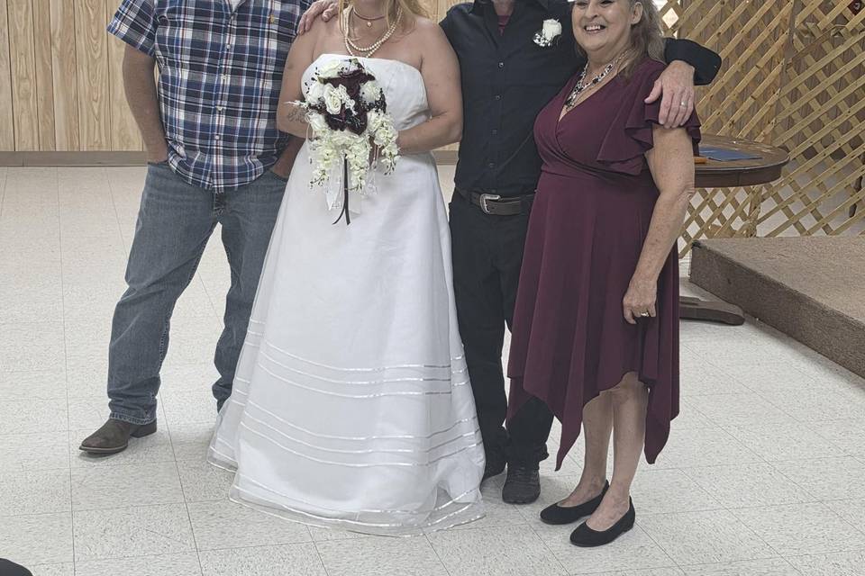 After a ceremony