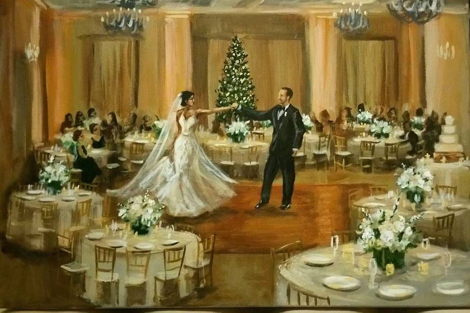 Michigan Wedding Painter
