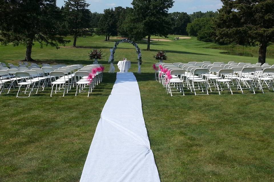 Wedding ceremony stage​