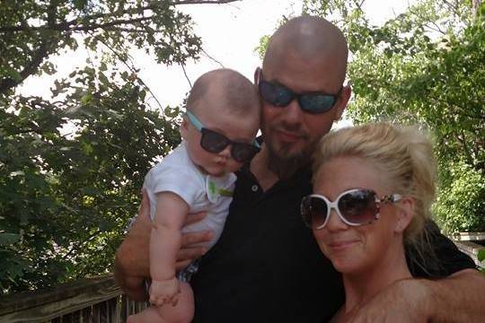 Family using sunglasses