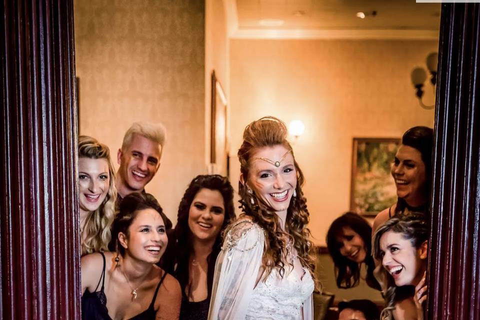 Viking Wedding Party Hair & Ma