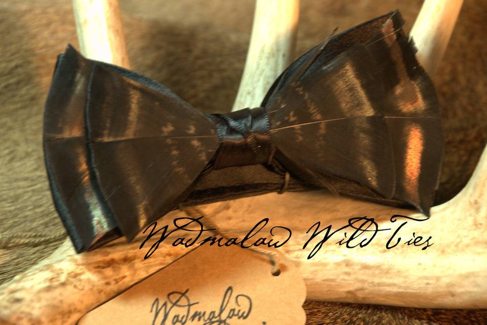 The Original Wild Turkey Feather Bow Tie