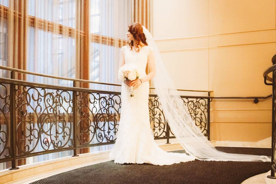 Lovely bride | Image credit JC Williams Photography