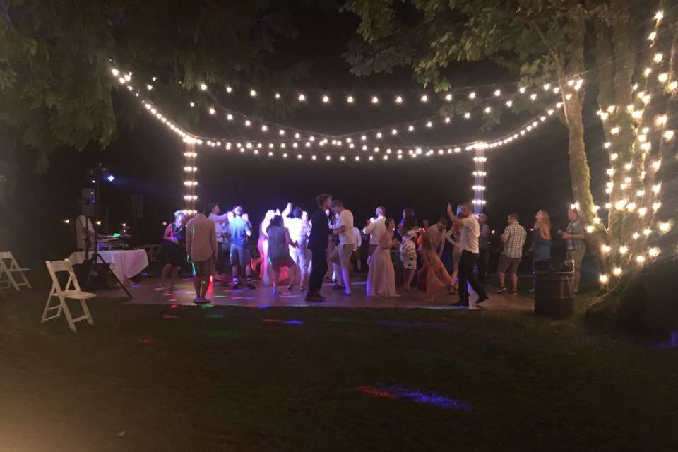 Wedding dance party