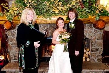 Fireside wedding