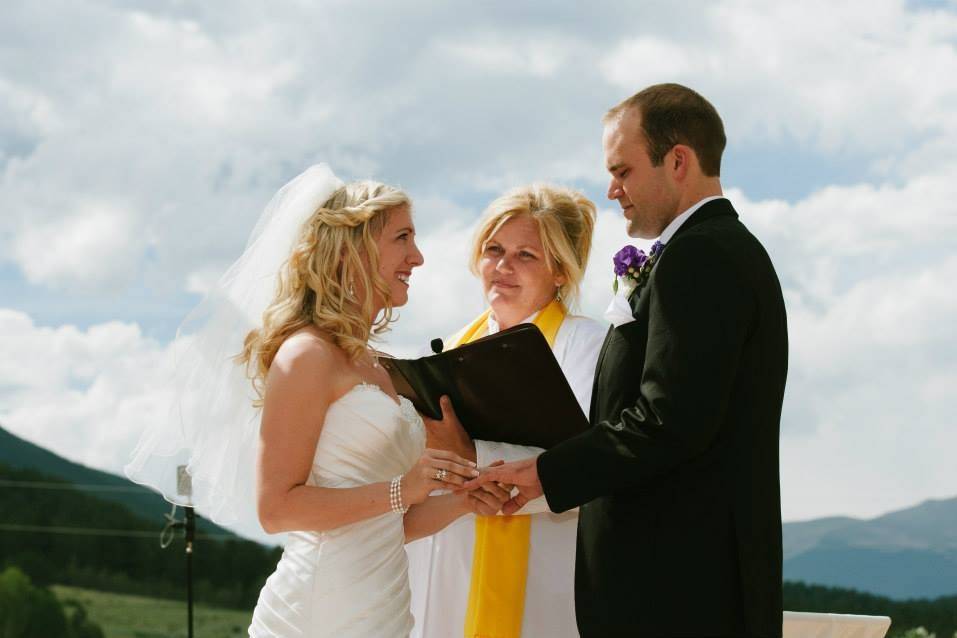 Vows under the blue sky