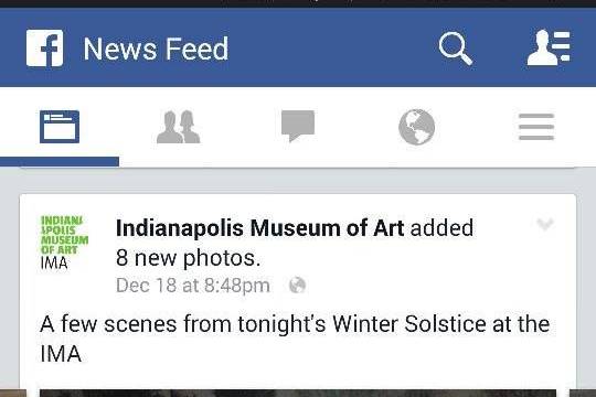 One of my favorite pictures! This was posted by the Indianapolis Museum of Art to Facebook.