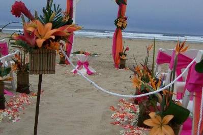 Tropical Beach Ceremony