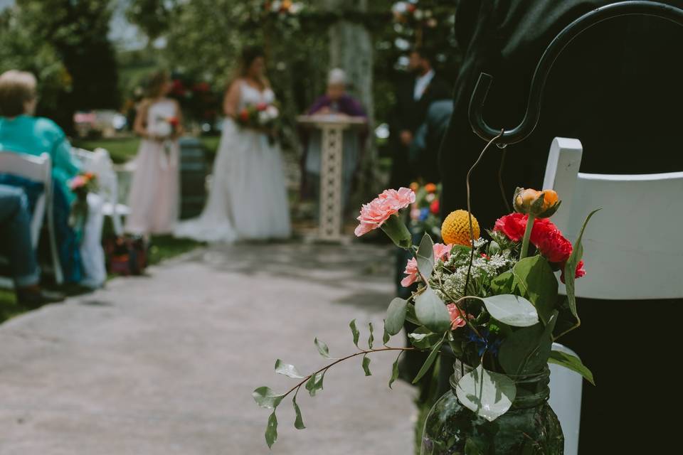 Aisle florals