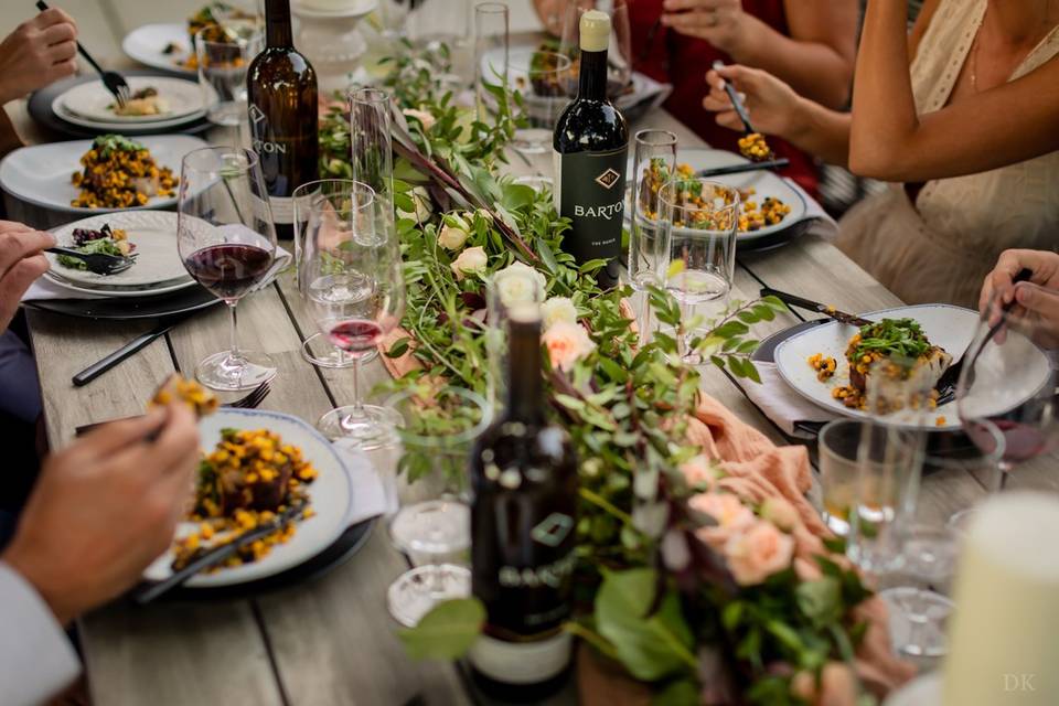 Family Style Tablescape