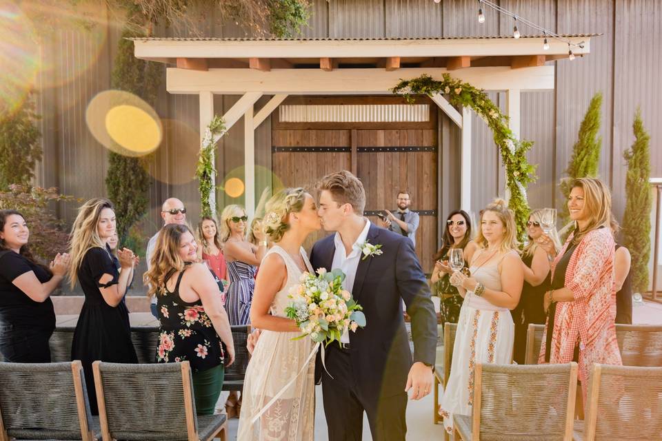 Boho Chic ceremony