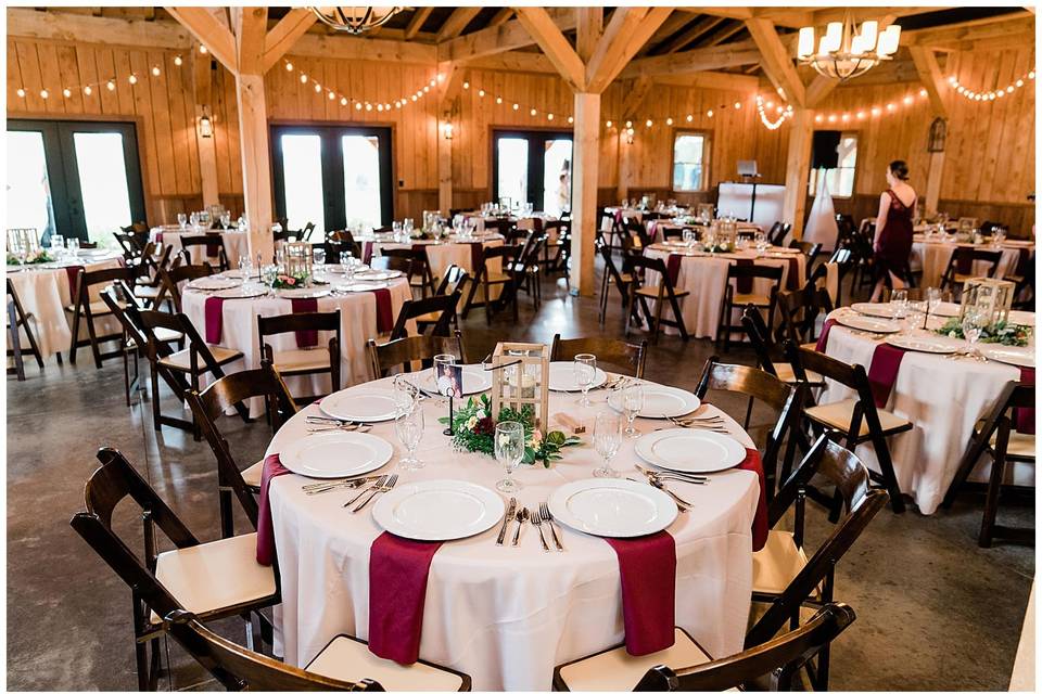 Reception setup