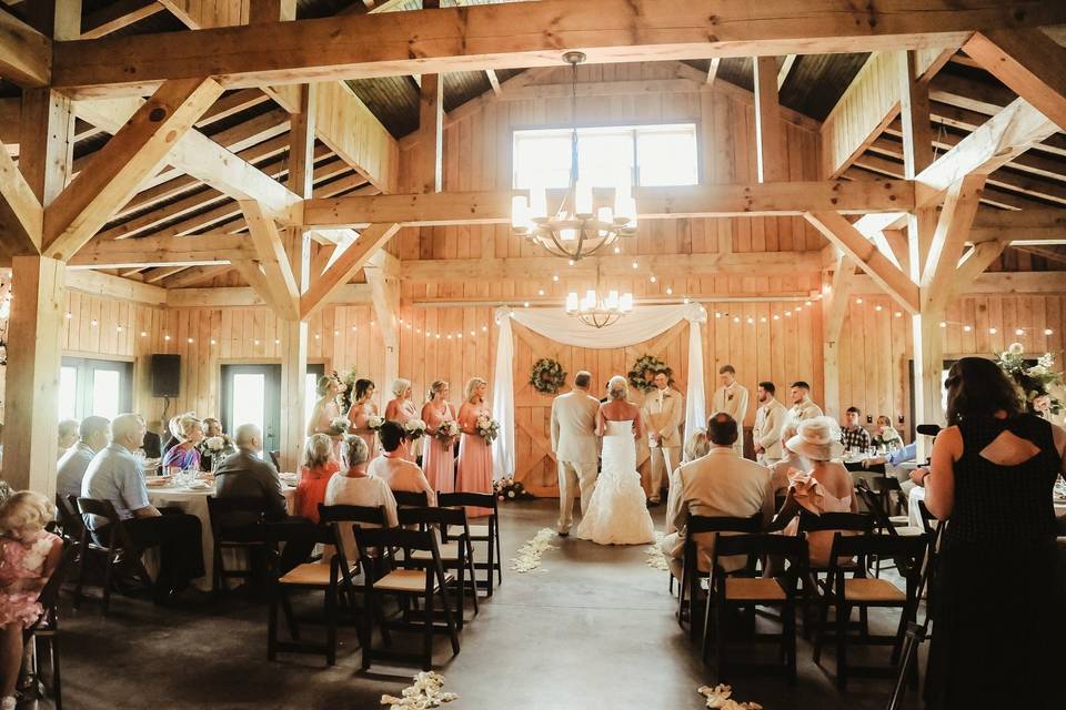Inside wedding