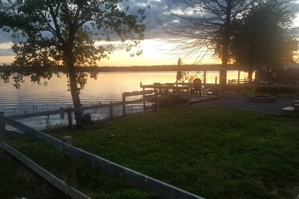 Douglas lake sunset