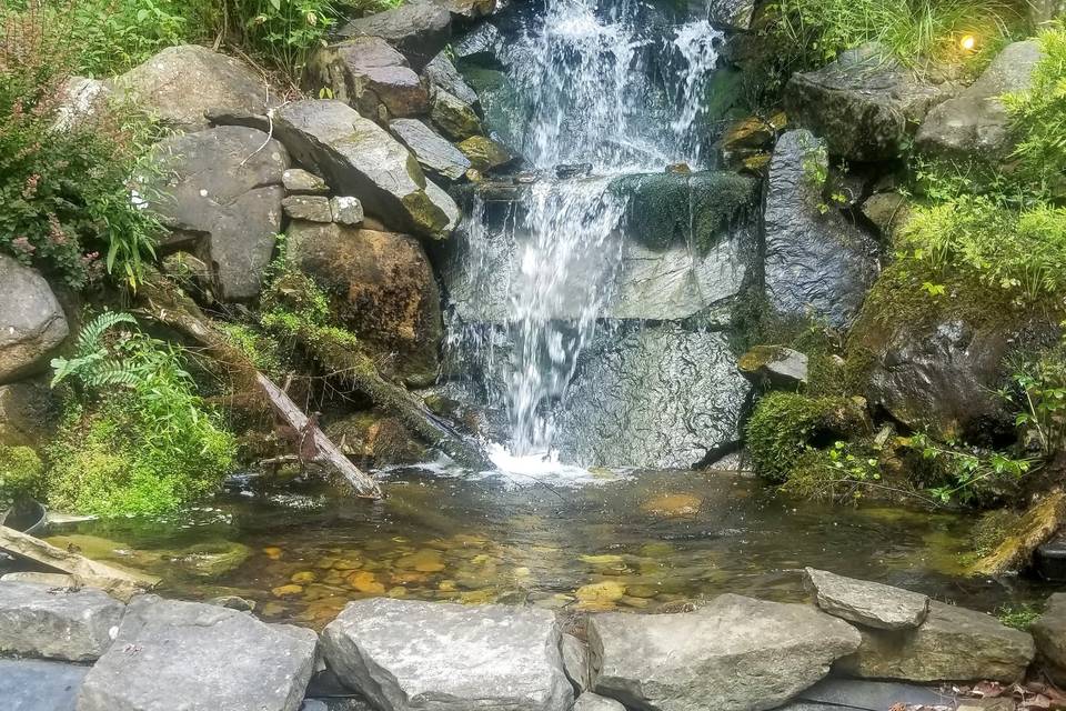 Chapel waterfall