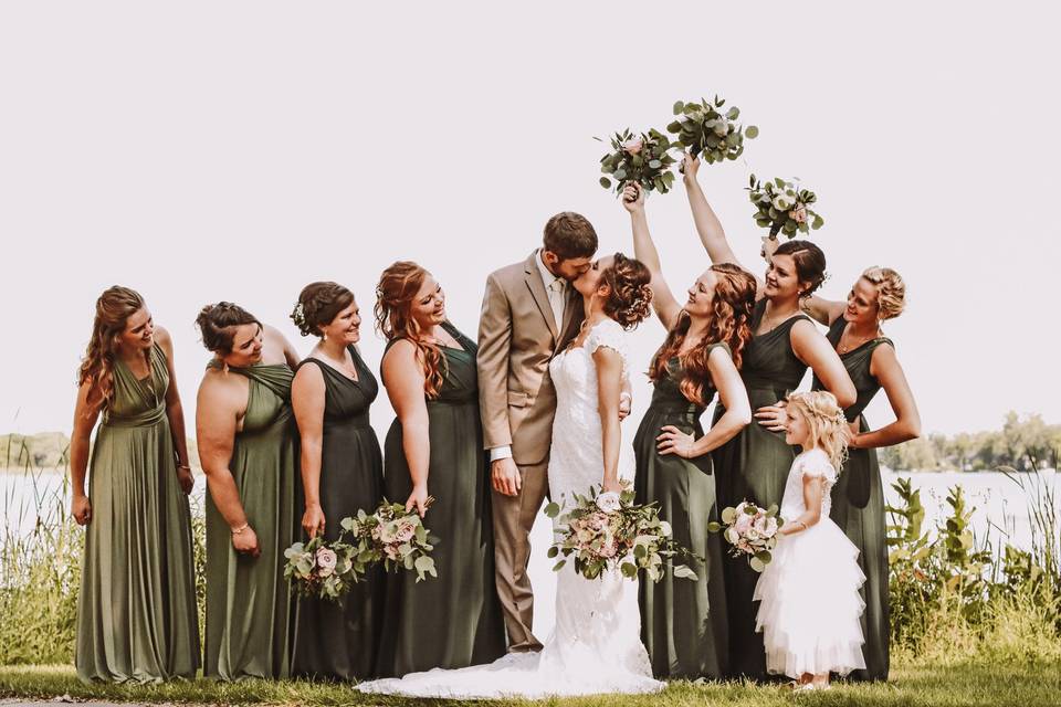 Elegant summer wedding