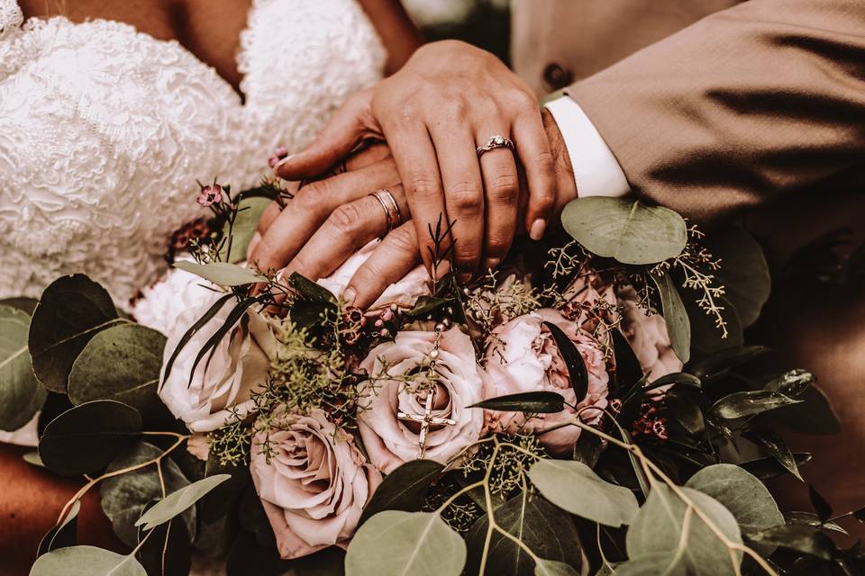 Rings, flowers, and love
