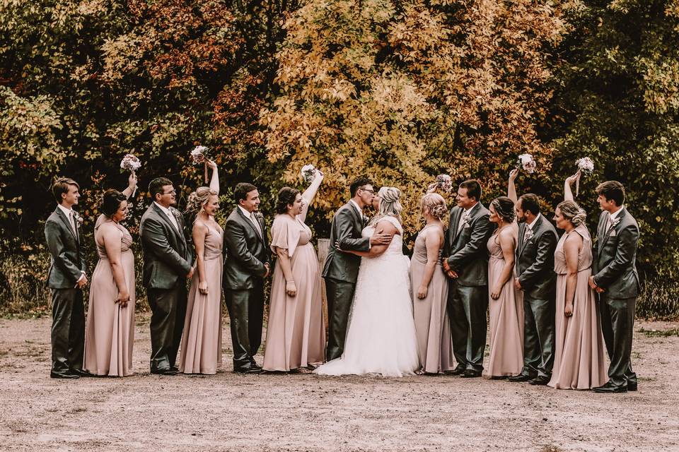 Bridal party fun