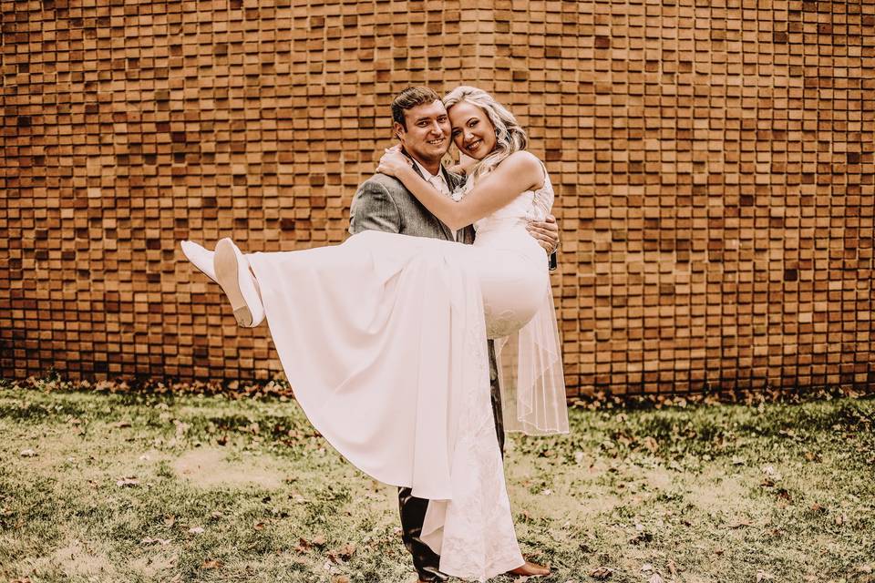 Bride and groom