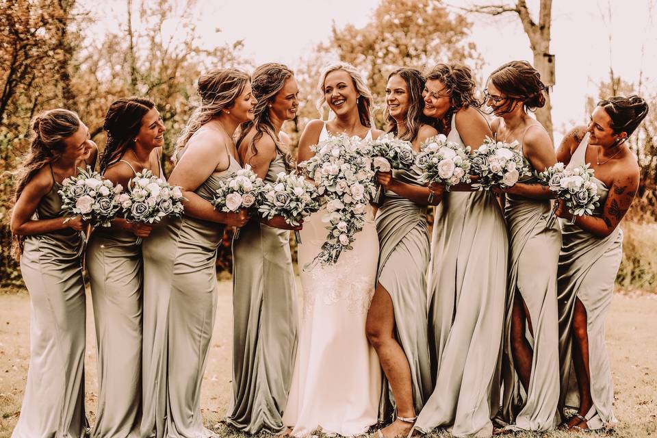 Glistening fall wedding
