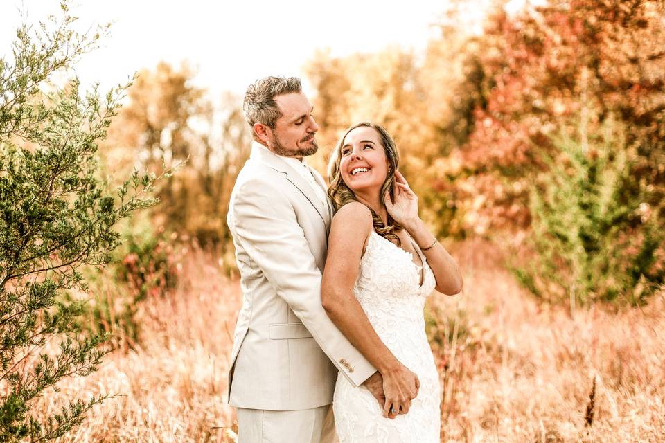Glistening fall wedding