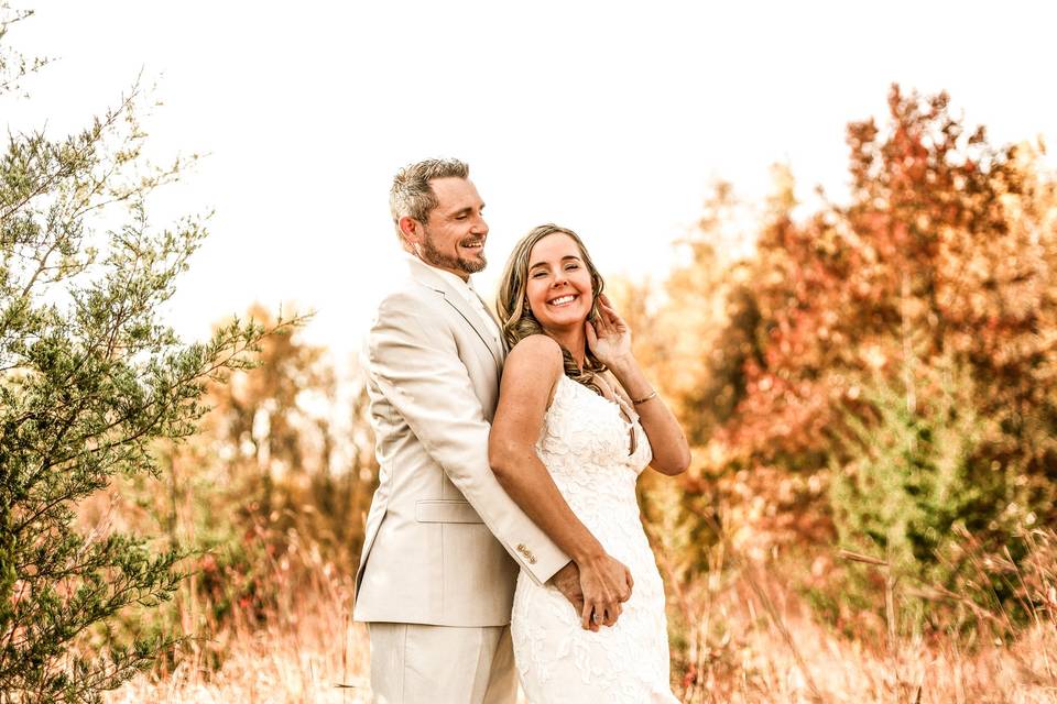 Glistening fall wedding