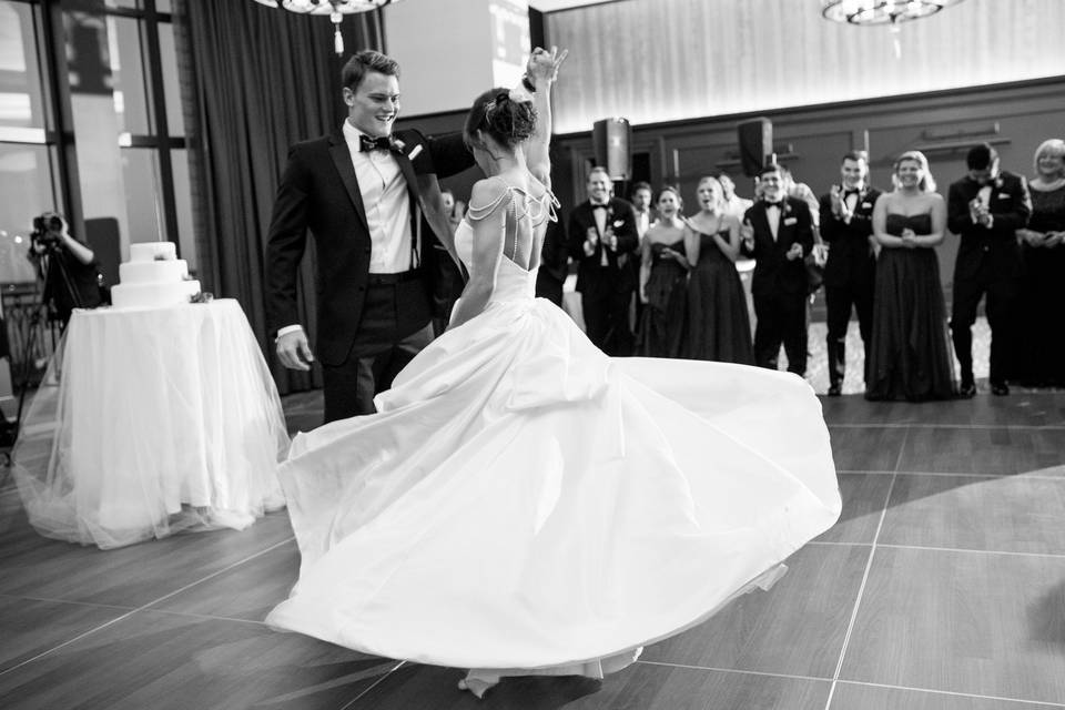 First dance at Edgewater Hotel