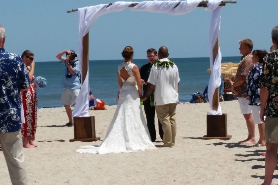 Beach wedding