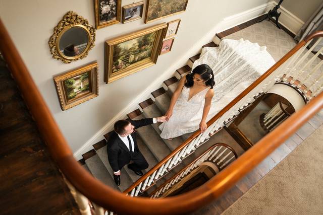 Three story spiral staircase