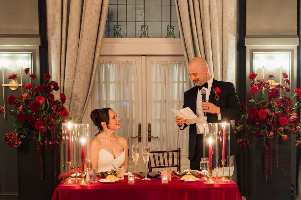 Sweetheart table