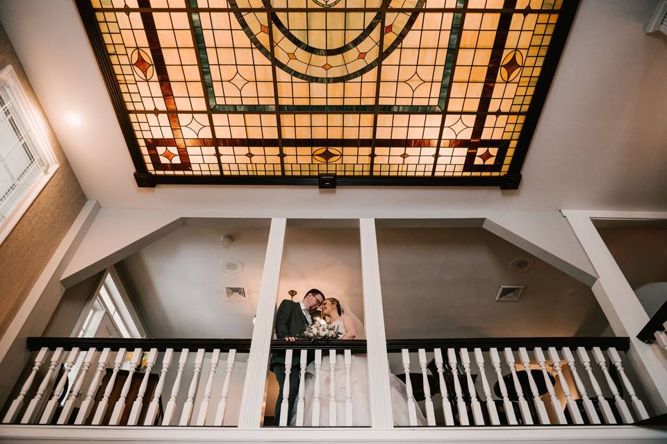 Stained glass ceiling