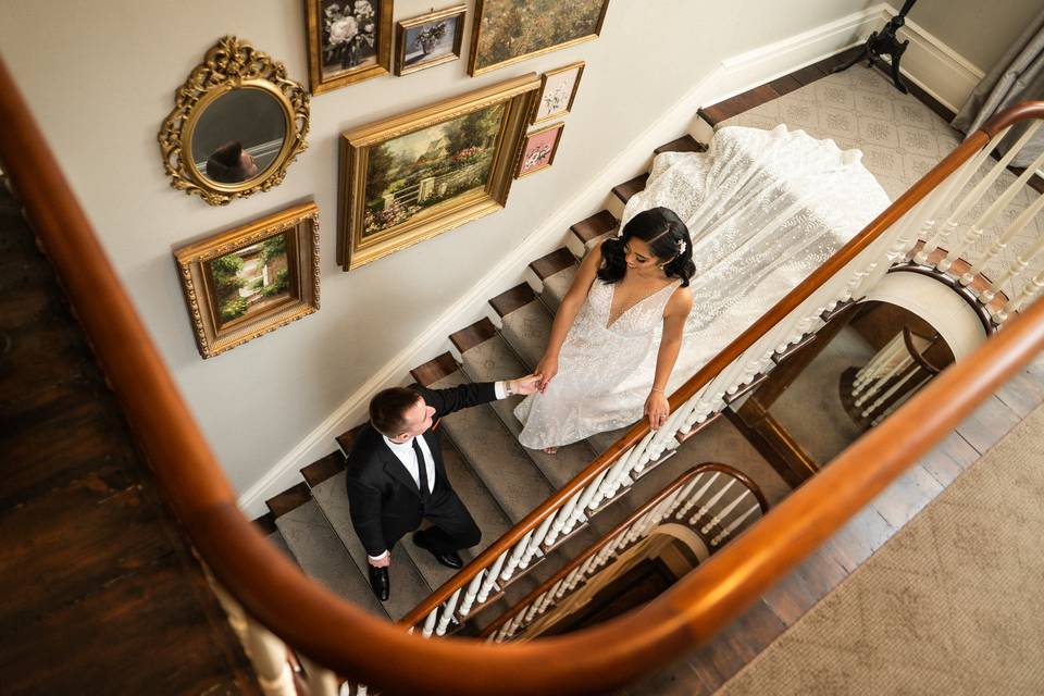 Original spiral staircase