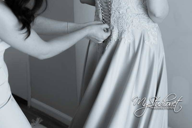 Bride's dress