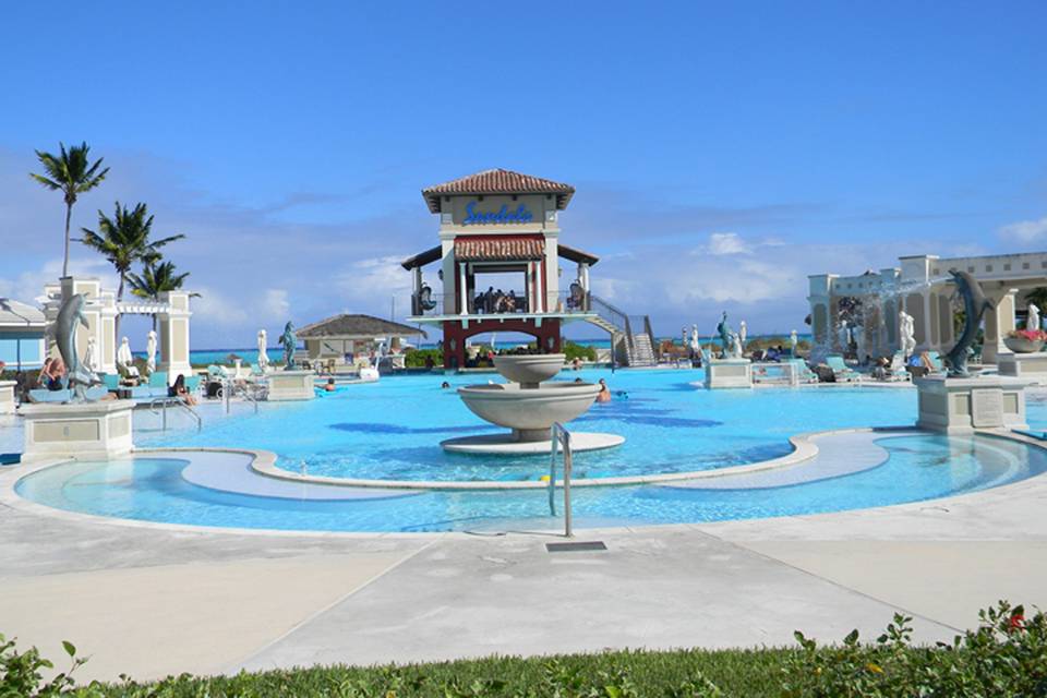 Resort swimming pool