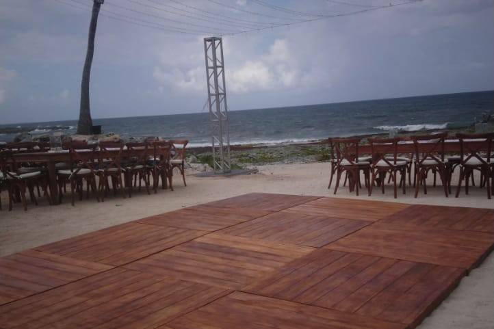 Rustic Dance Floor